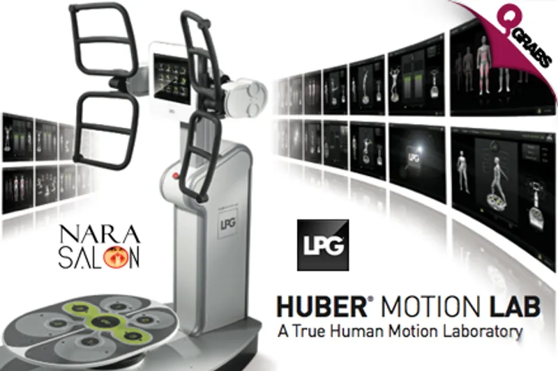 For QR121 experience the novel “HUBER MOTION LAB” technology for a beautiful and fit body (QR350 Value)